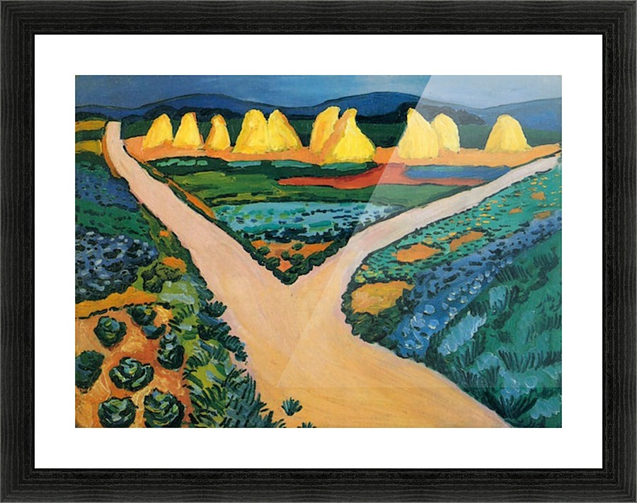 Vegetable Fields Picture Frame print