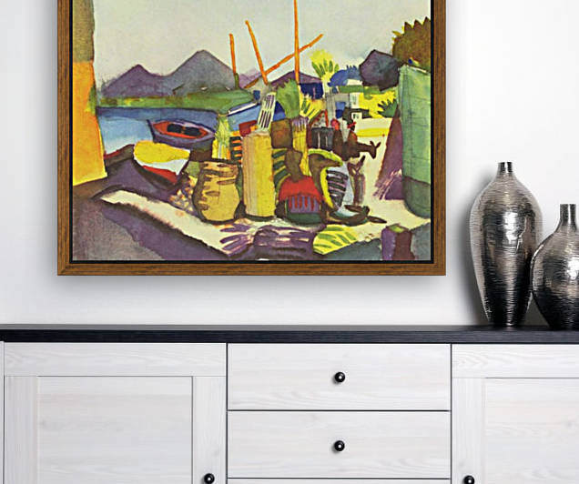 Landscape at Hammamet by Macke