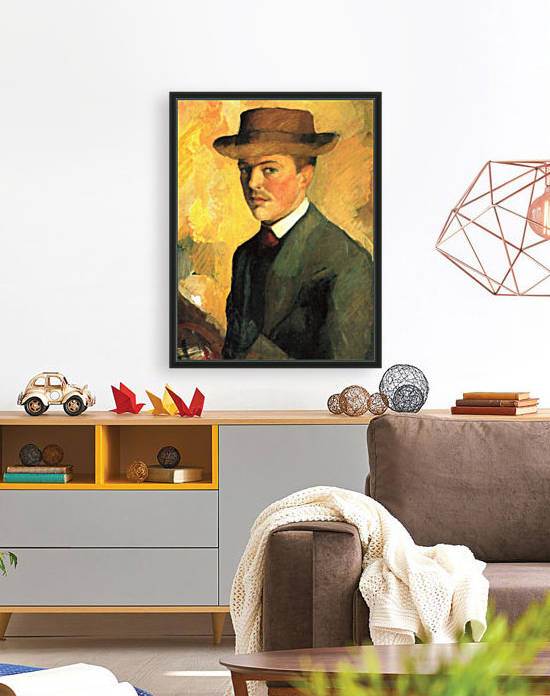 Self Portrait with Hat by Macke