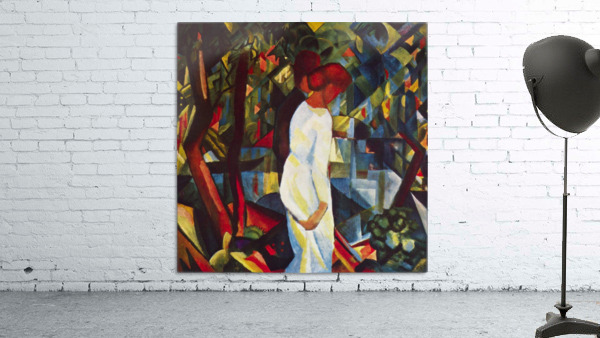 Couple in the forest Wall Preview