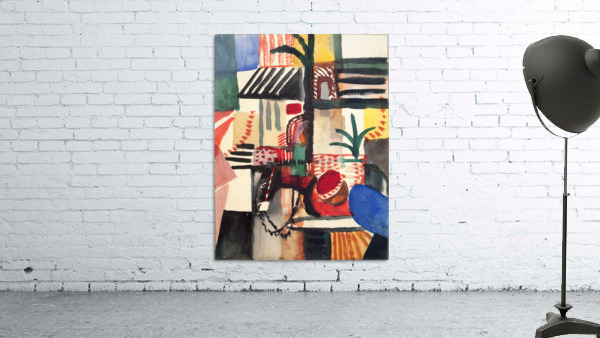 Man with a donkey Wall Preview