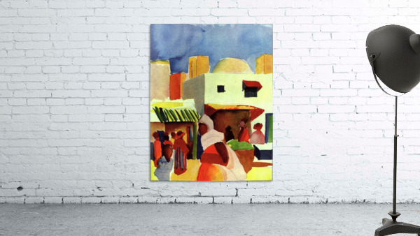 Market in Algier Wall Preview