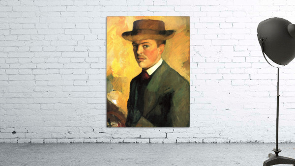 Self Portrait with Hat Wall Preview