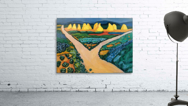 Vegetable Fields Wall Preview