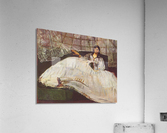 Lady with fan Acrylic Print