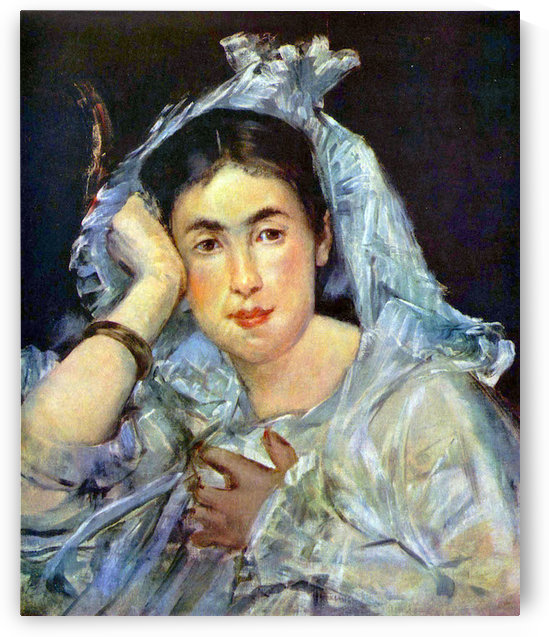 Portrait of Marguerite de Conflans by Manet