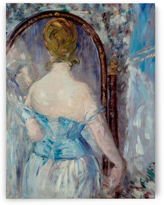 Before the Mirror by Manet