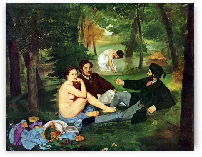 Luncheon on The Grass 1863 by Manet