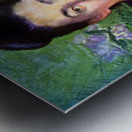 Lady in Fur Metal print