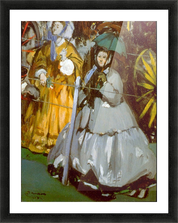 Racecourse Picture Frame print