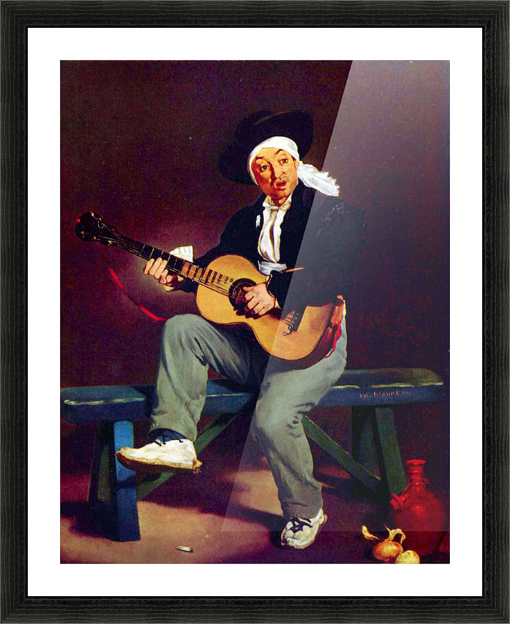 Spanish singer Picture Frame print