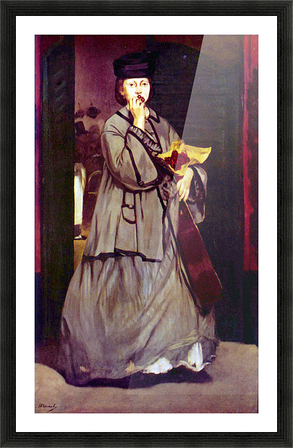 Street singer Picture Frame print