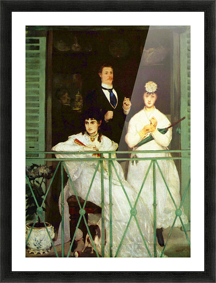 The Balcony Picture Frame print