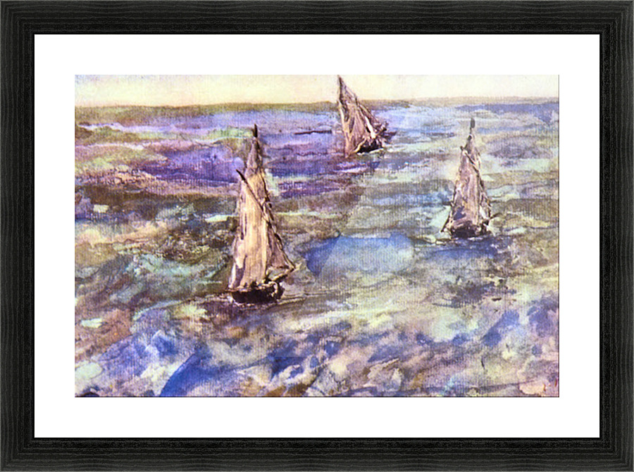 Seascape 1873 Picture Frame print