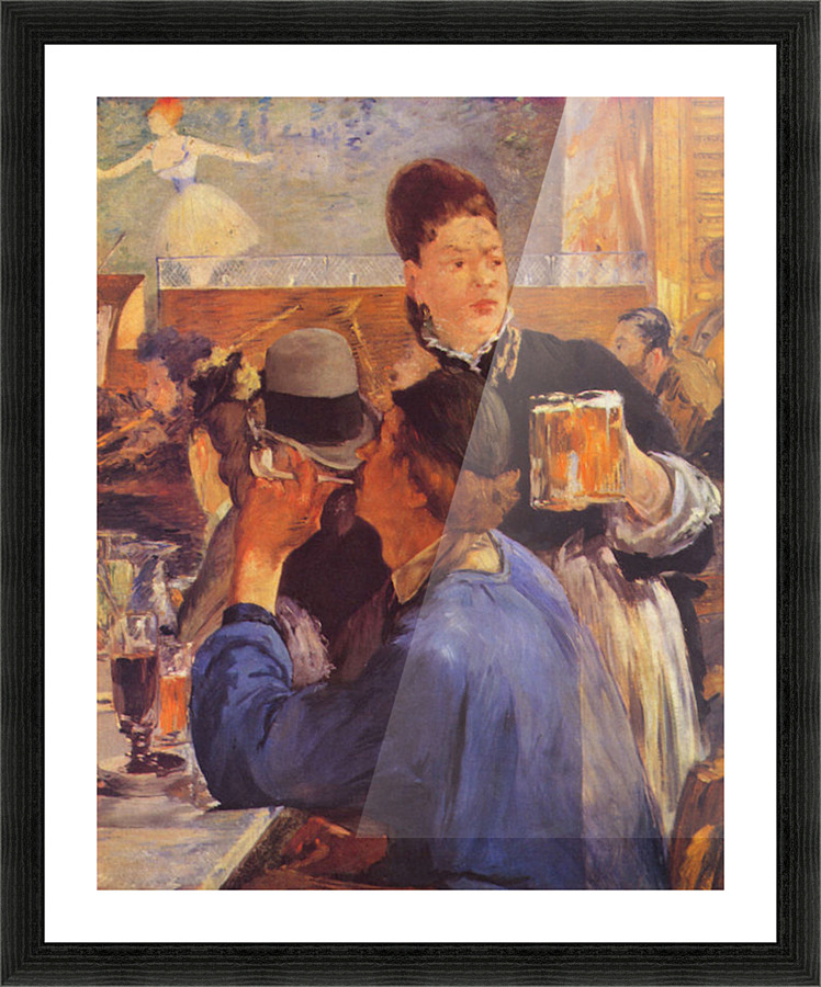 Beer Waitress Picture Frame print