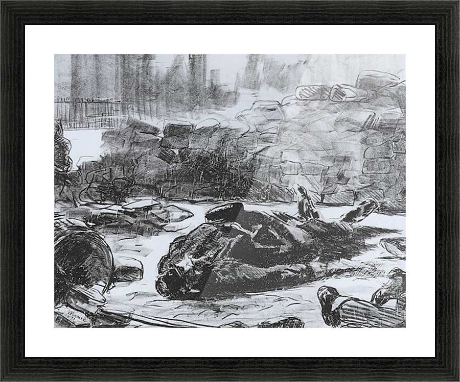 Civil war Picture Frame print