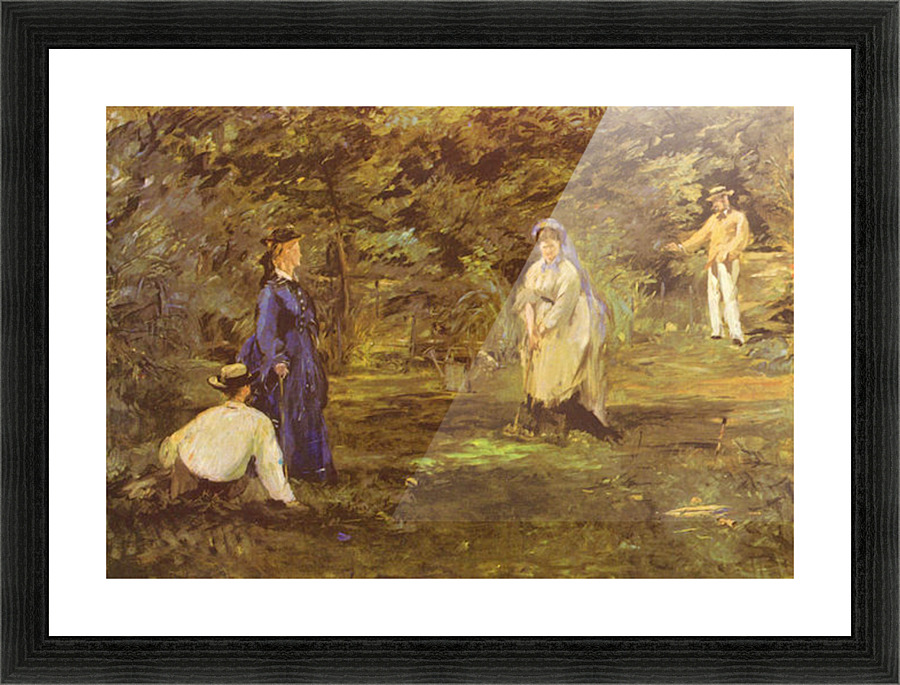 Croquet Party Picture Frame print