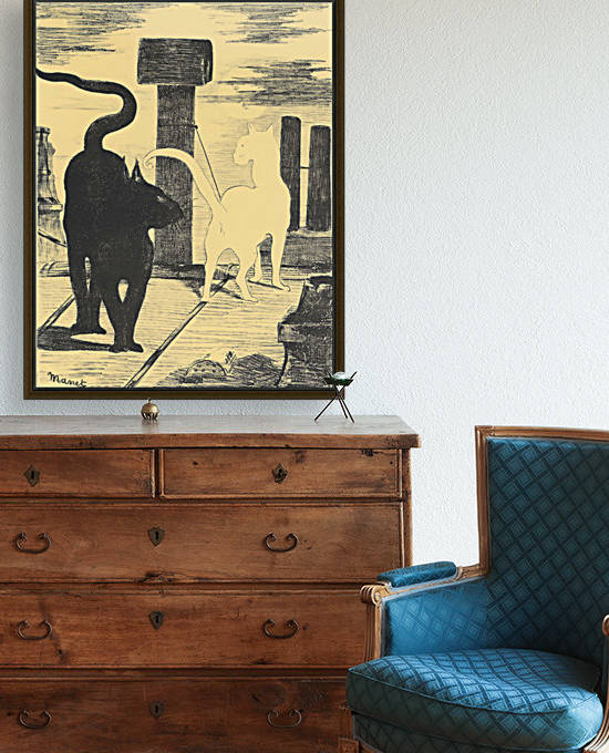 Rendevouz of Cats by Manet