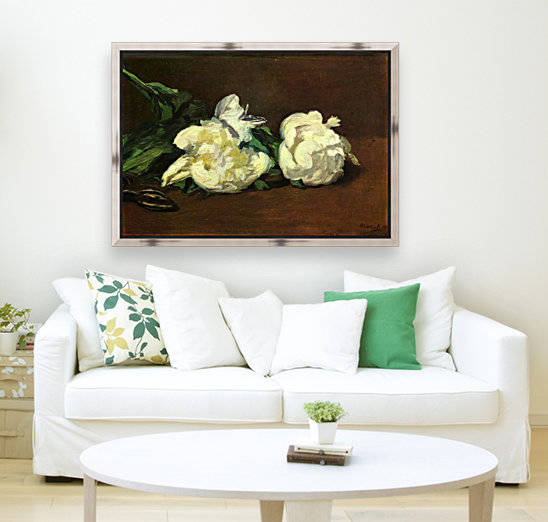 Still life White Peony by Manet