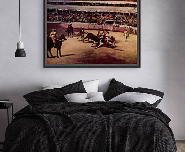 Bullfight by Manet