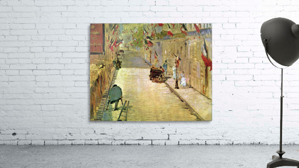 Rue Mosnier with Flags Wall Preview