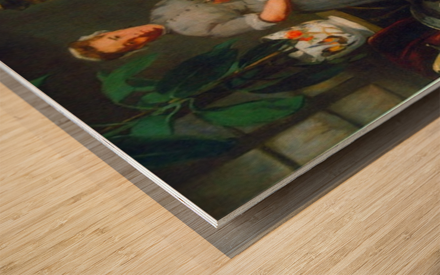 Luncheon Wood print