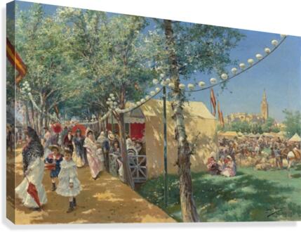 Feria de Sevilla Canvas Print