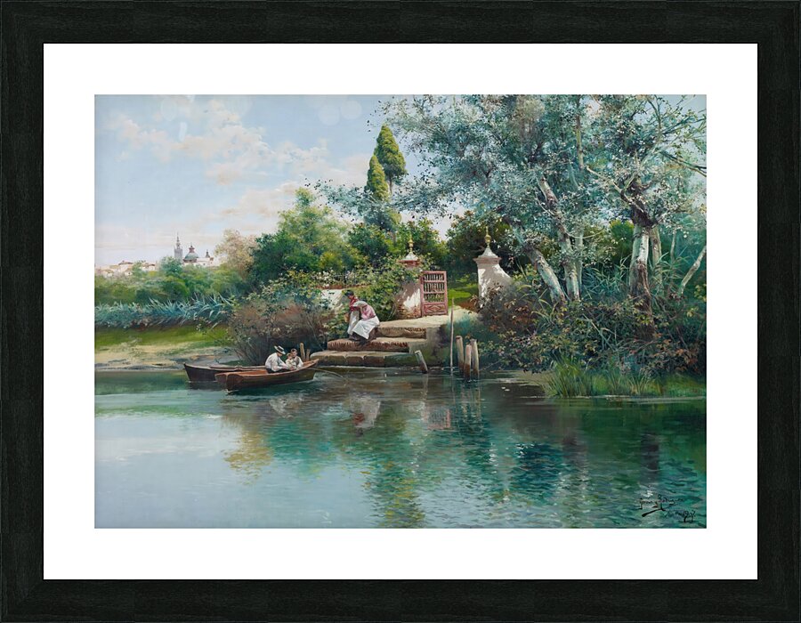 Pescando Picture Frame print