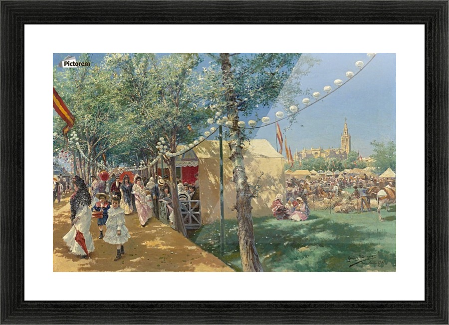 Feria de Sevilla Picture Frame print