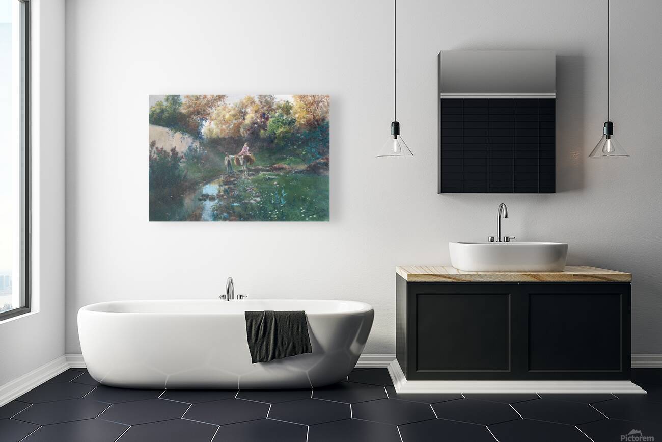 Au bord de l'eau Reproduction