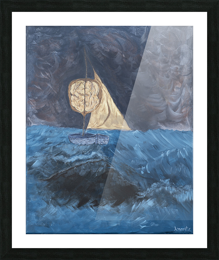 Nut Storm Picture Frame print