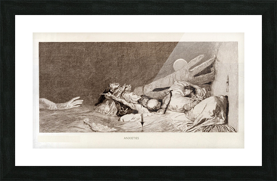 Anxietes Picture Frame print
