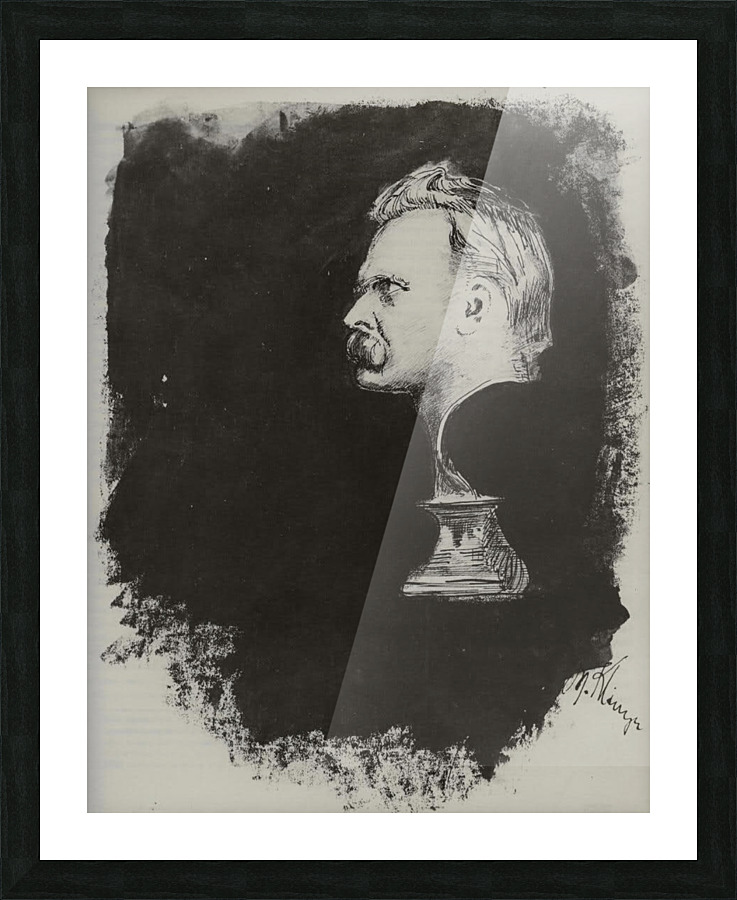 Nietzsche Picture Frame print