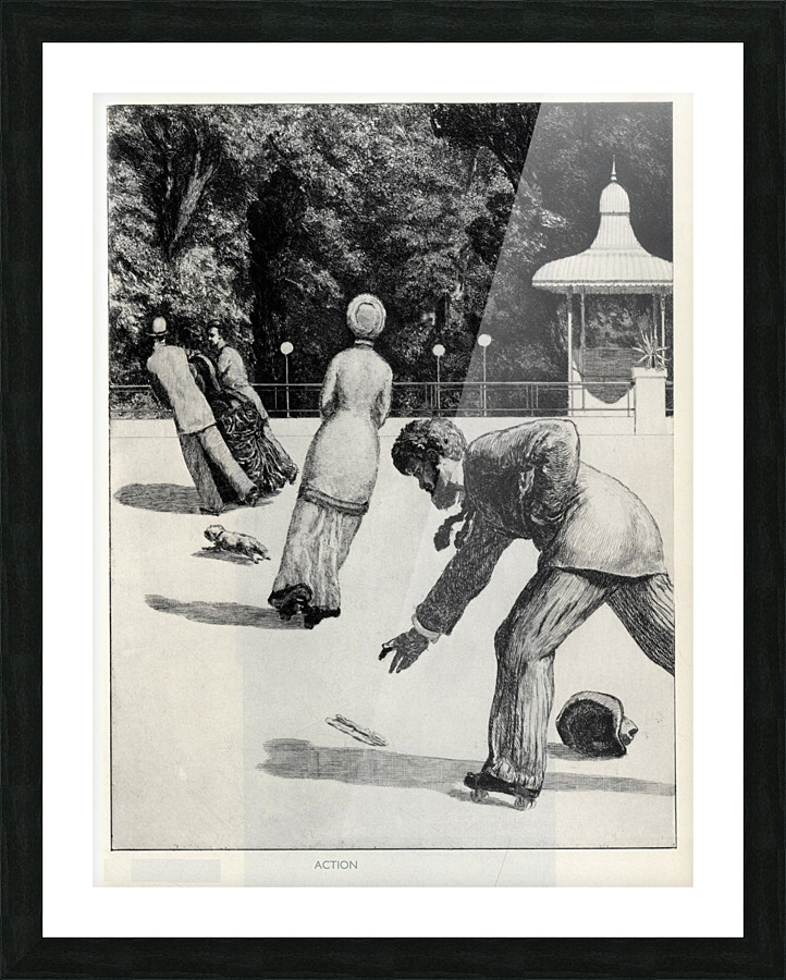 Action Picture Frame print