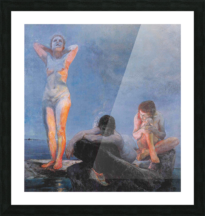Heure bleue,1890 Picture Frame print