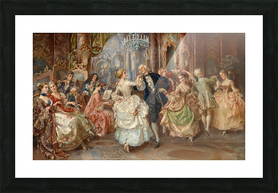 People dancing Picture Frame print