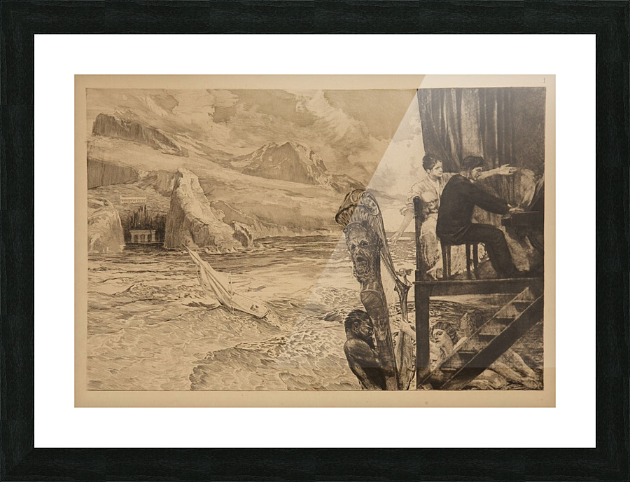 Brahms Fantasies Picture Frame print