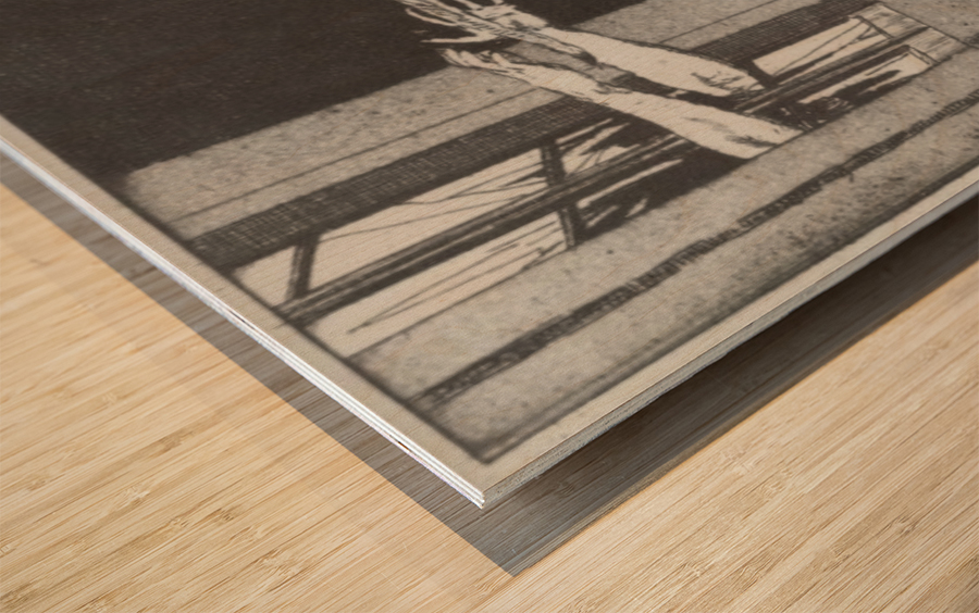 The Abduction Wood print