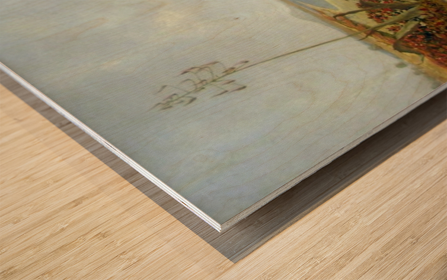Athlete Wood print
