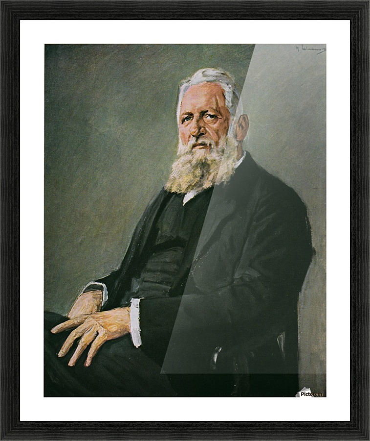 Franz Adickes Picture Frame print