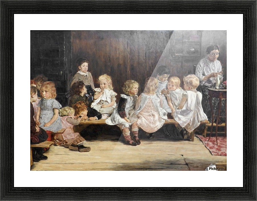 Kleinkinderschule Picture Frame print