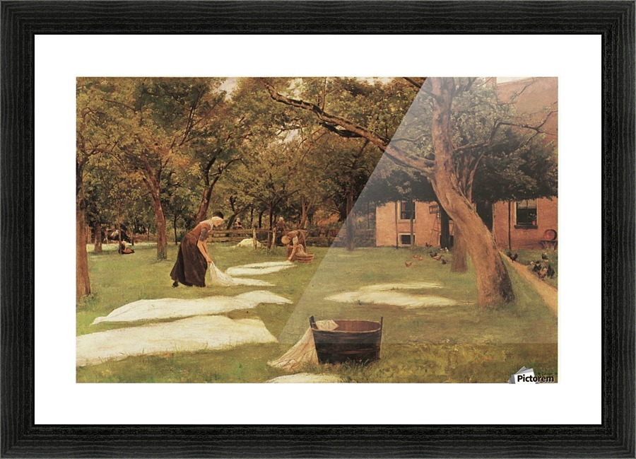 Die Rasenbleiche Picture Frame print