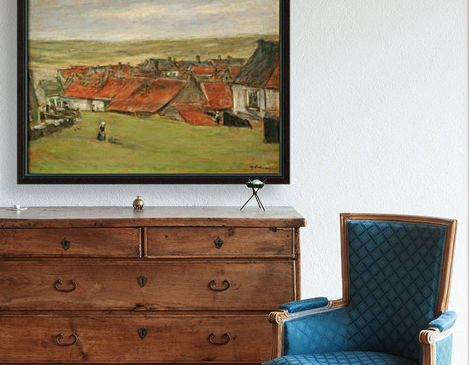 Hollandisches Dorf by Max Liebermann
