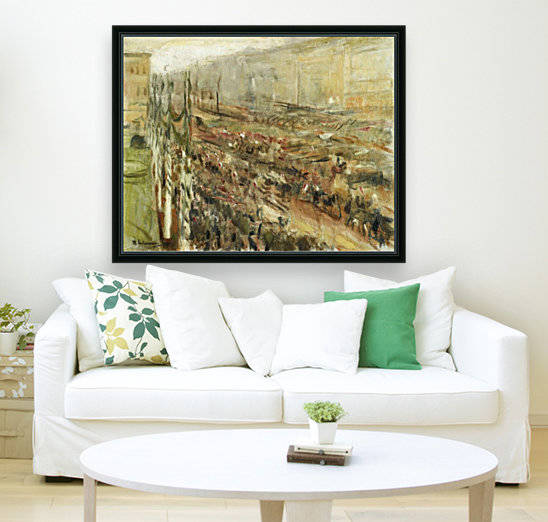 Entrance of the Troops into Pariser Platz by Max Liebermann