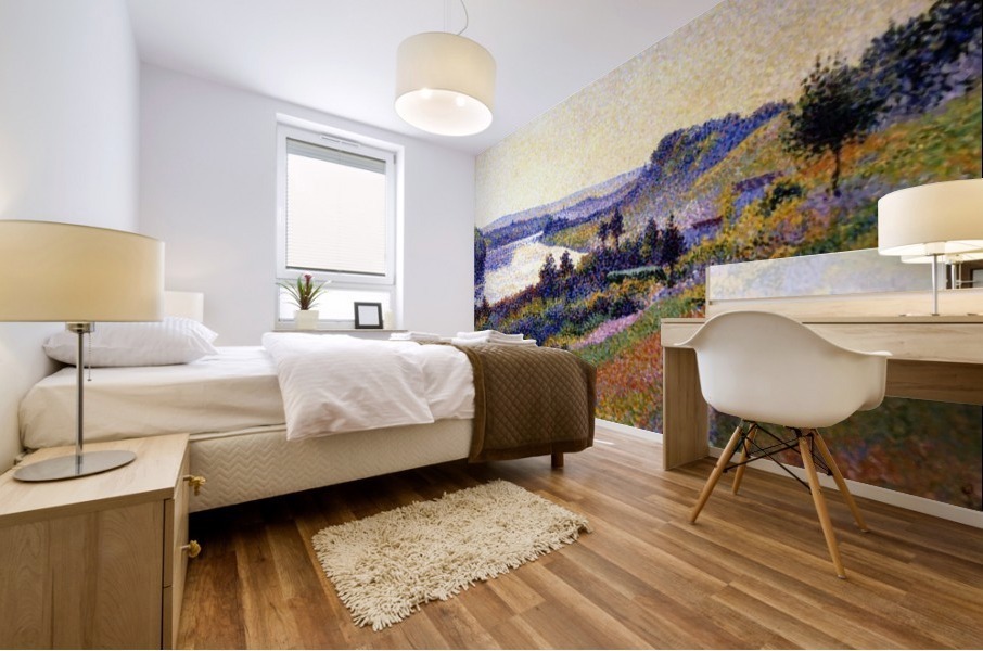 The Seine Mural print