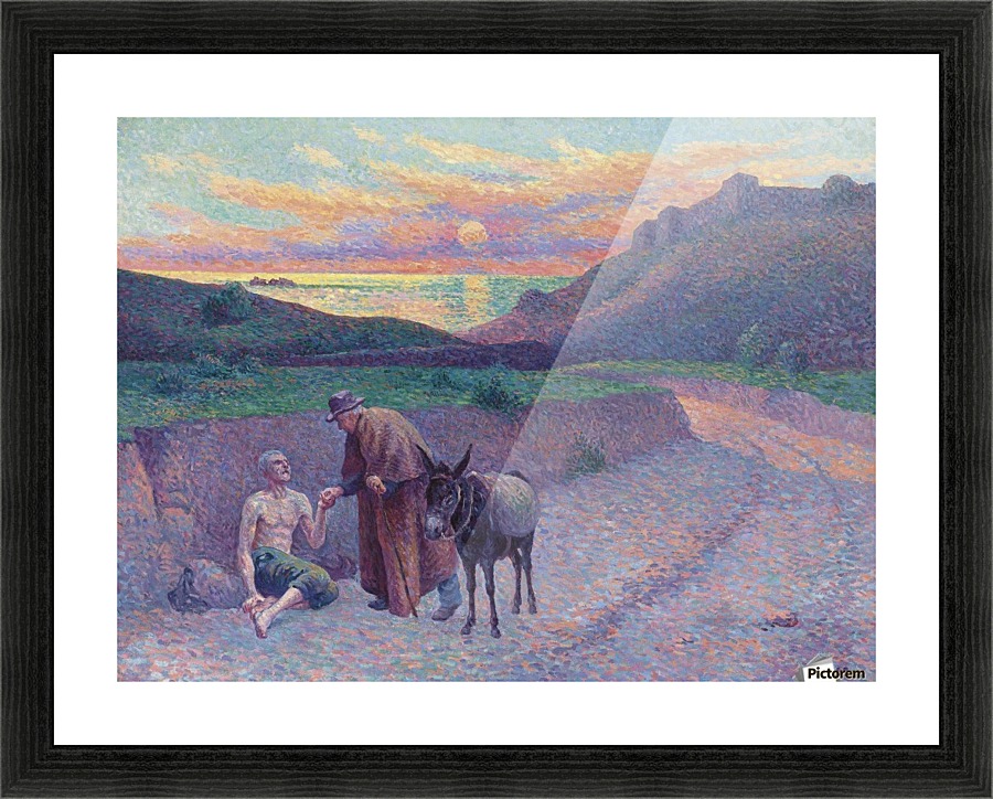 Le bon samaritain Picture Frame print