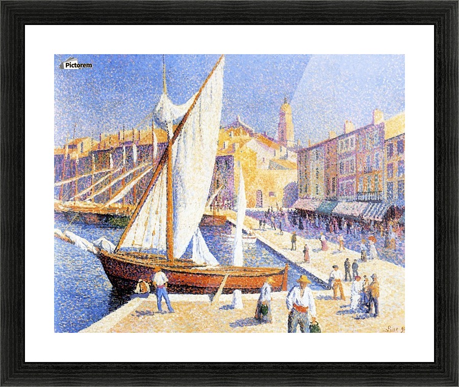 Saint-Tropez Picture Frame print
