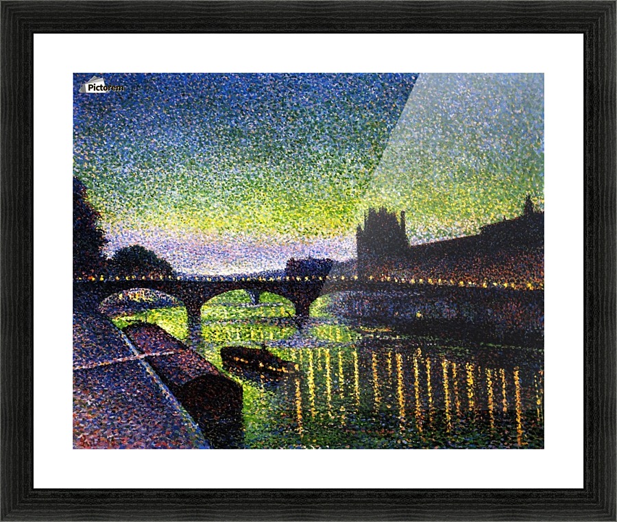 The Louvre Picture Frame print