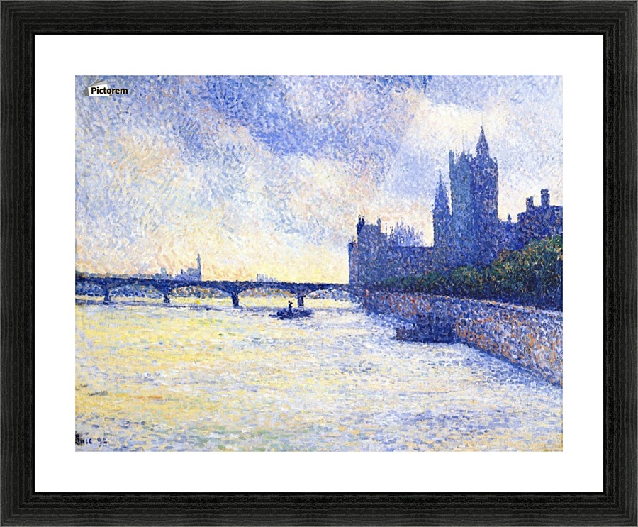 The Riverscape Picture Frame print
