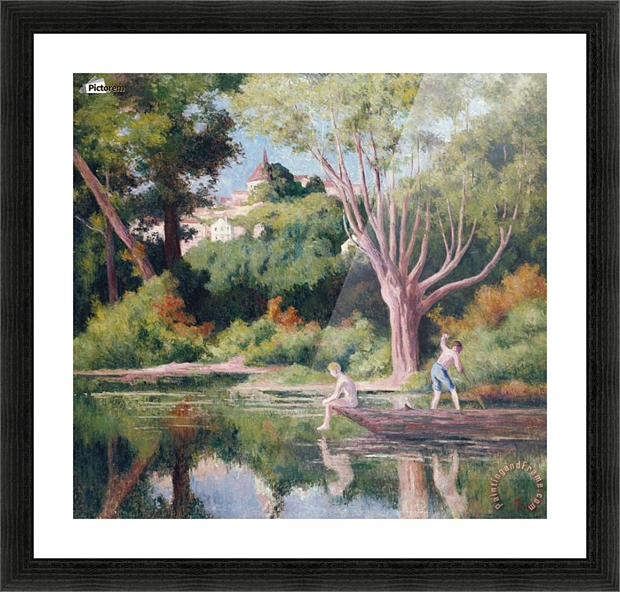 Bathing Picture Frame print